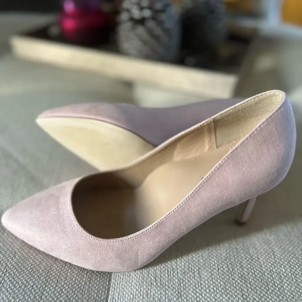 Justfab Pretty in Pink - Suede Pumps
Size 9W
Wide Width - Picture 5 of 6